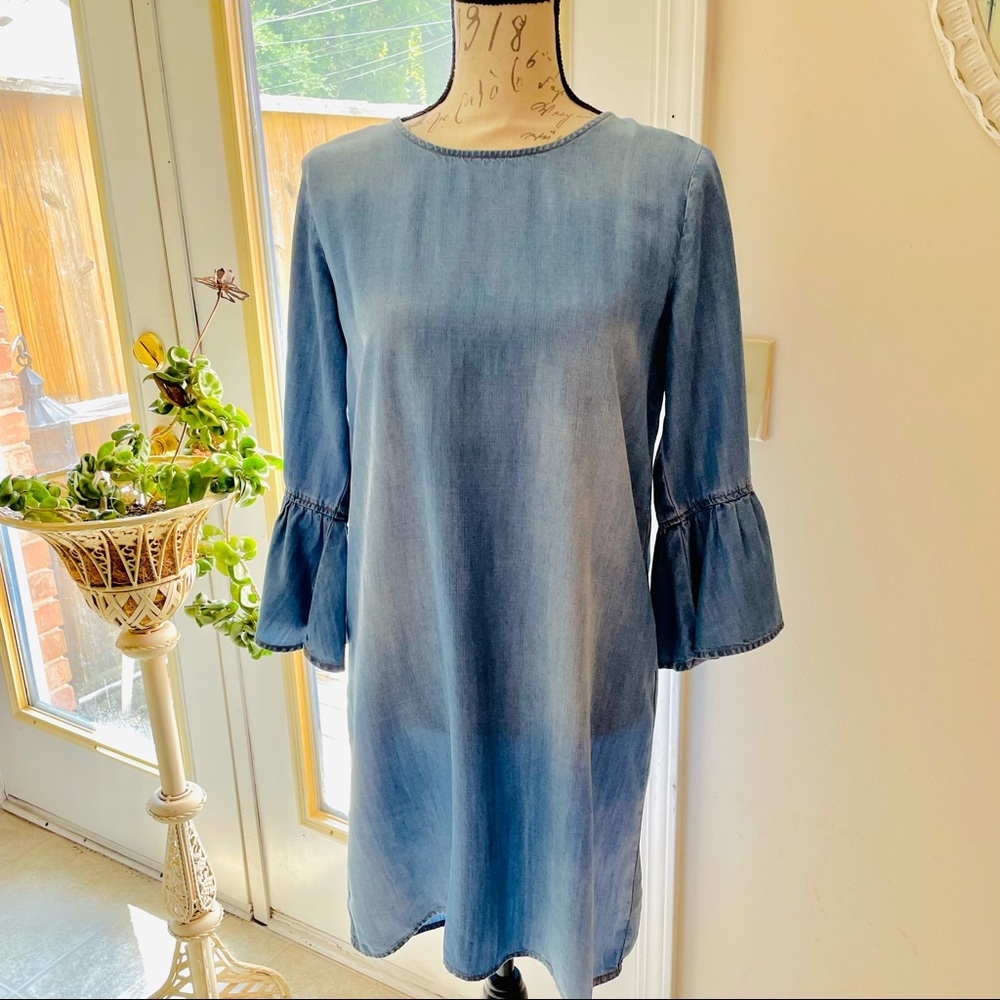 🎉HP🎉 Anthropologie Cloth & Stone Tunic Dress Size XS - Picture 2 of 8